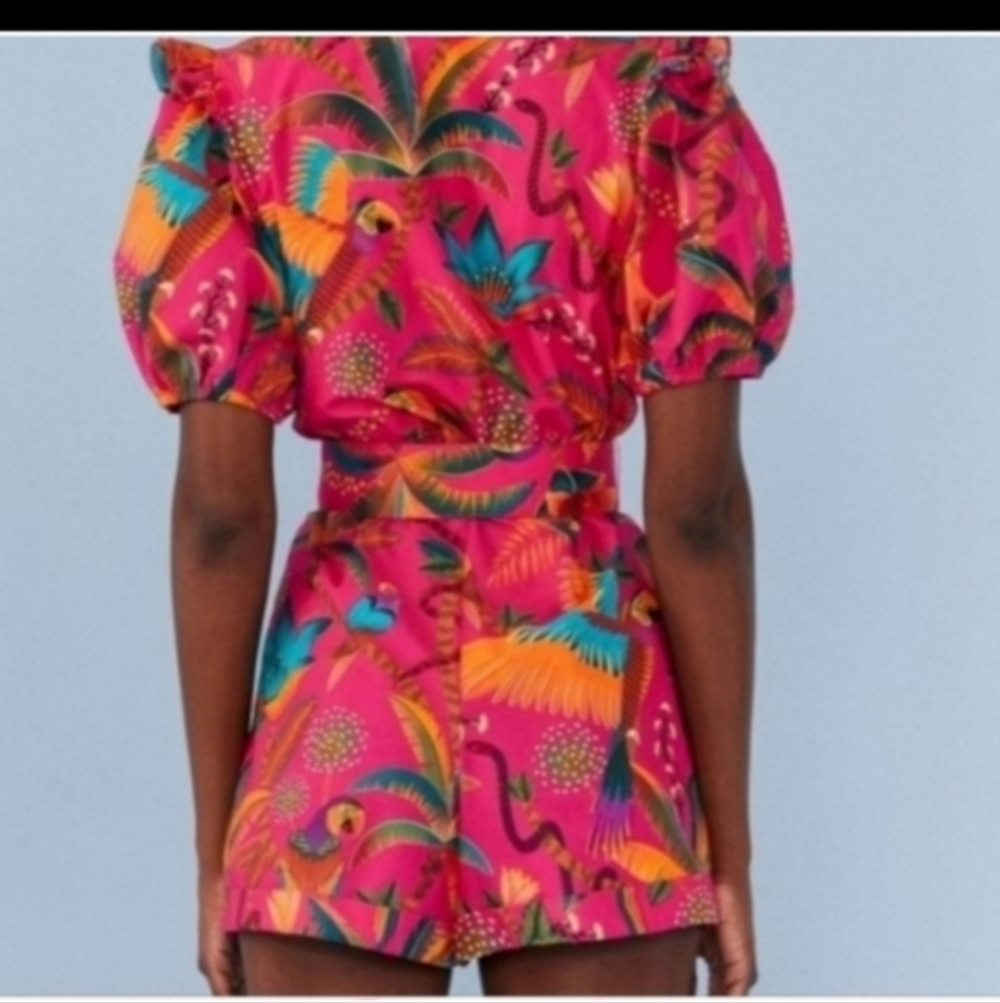 Farm Rio Pink Romper - Picture 4 of 6